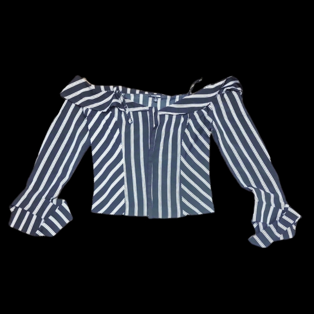 Fashion Nova hooked on stripes top